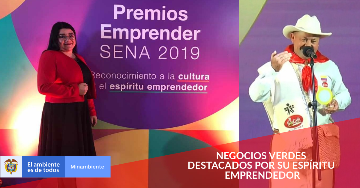 Negocios verdes son destacados en premio nacional por su espíritu emprendedor Negocios verdes son destacados en premio nacional por su espíritu emprendedor