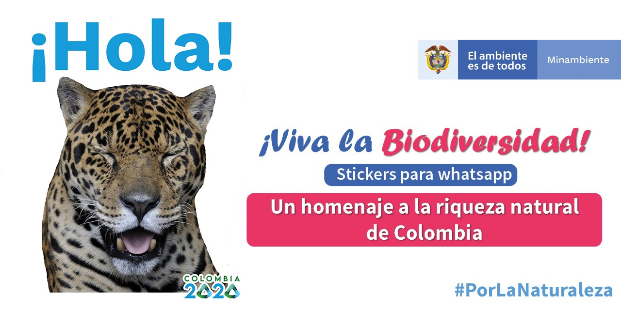 ‘Viva la biodiversidad’, nueva colección de stickers para WhatsApp de MinAmbiente ‘Viva la biodiversidad’, nueva colección de stickers para WhatsApp de MinAmbiente