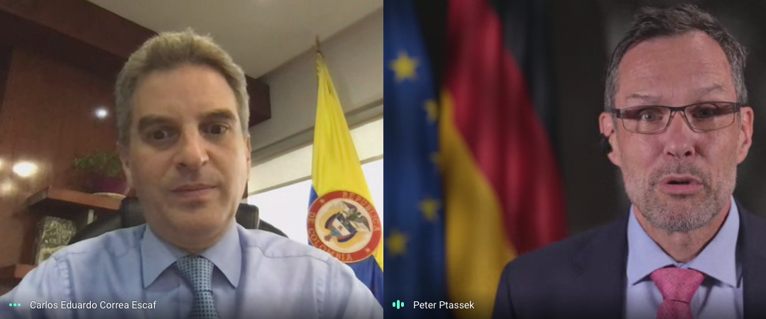 En reunión oficial, Minambiente y Embajador de Alemania dialogan sobre prioridades y portafolio de cooperación en materia ambiental En reunión oficial, Minambiente y Embajador de Alemania dialogan sobre prioridades y portafolio de cooperación en materia ambiental