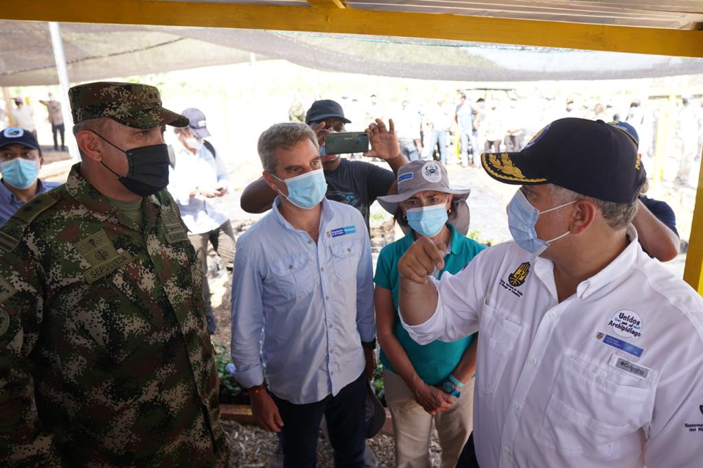 Presidente Duque entregó el primer vivero para la restauración de la vegetación de las islas de Providencia y Santa Catalina Presidente Duque entregó el primer vivero para la restauración de la vegetación de las islas de Providencia y Santa Catalina