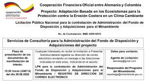 Servicios de Consultoría para Administración del Fondo de Disposición y Adquisiciones