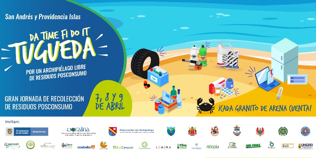 Esta semana, gran recolección de residuos posconsumo en San Andrés, Providencia y Santa Catalina Esta semana, gran recolección de residuos posconsumo en San Andrés, Providencia y Santa Catalina