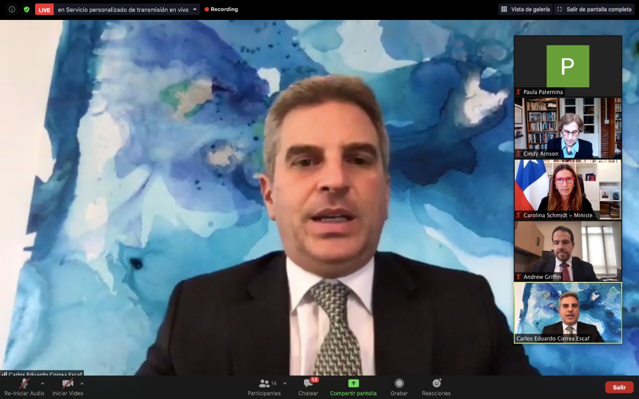 “Se necesita una acción climática urgente y ambiciosa”: ministro Correa en diálogo del Wilson Center “Se necesita una acción climática urgente y ambiciosa”: ministro Correa en diálogo del Wilson Center