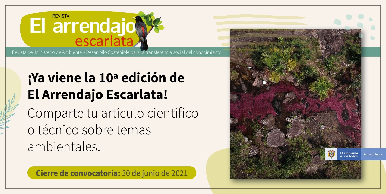 Revista del Minambiente abre convocatoria para la recepción de artículos Revista del Minambiente abre convocatoria para la recepción de artículos