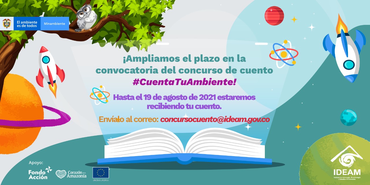 Se amplía plazo de inscripción al I Concurso de Cuento Cuenta tu Ambiente Se amplía plazo de inscripción al I Concurso de Cuento Cuenta tu Ambiente