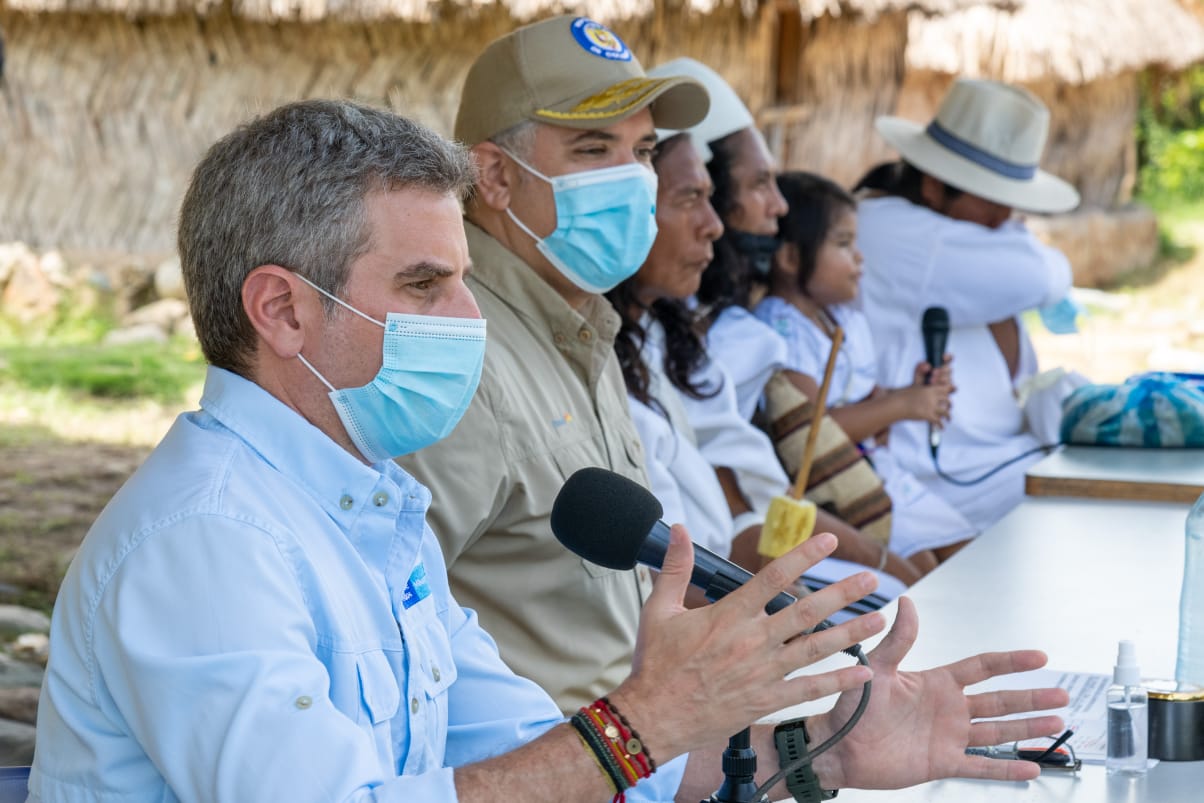 Con 700.000 árboles, Minambiente e indígenas arhuacos aportarán a la restauración en la Sierra Nevada de Santa Marta Con 700.000 árboles, Minambiente e indígenas arhuacos aportarán a la restauración en la Sierra Nevada de Santa Marta