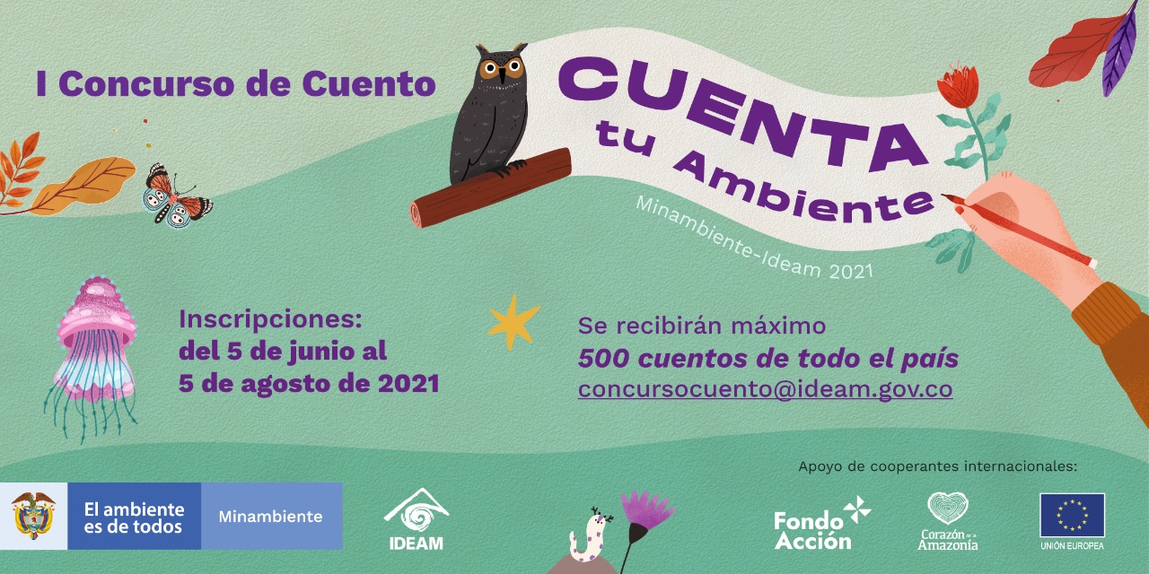 Mañana se abrirá el I Concurso de Cuento Cuenta tu Ambiente para niñas, niños y jóvenes Mañana se abrirá el I Concurso de Cuento Cuenta tu Ambiente para niñas, niños y jóvenes