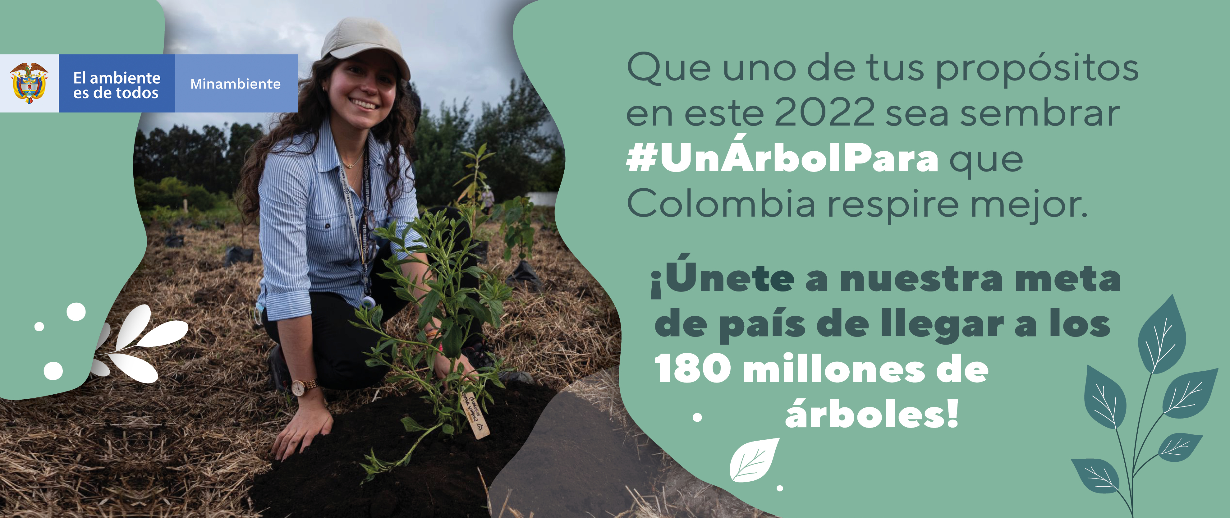 Un árbol para que Colombia respire mejor este 2022