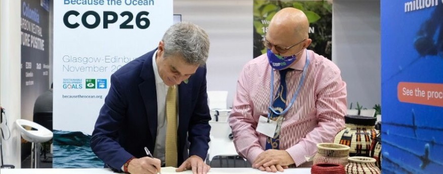 Colombia firmó en la COP26 la declaración que protege los océanos