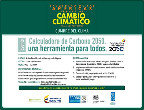 Calculadora de Carbono 2050, una herramienta para todos Calculadora de Carbono 2050, una herramienta para todos
