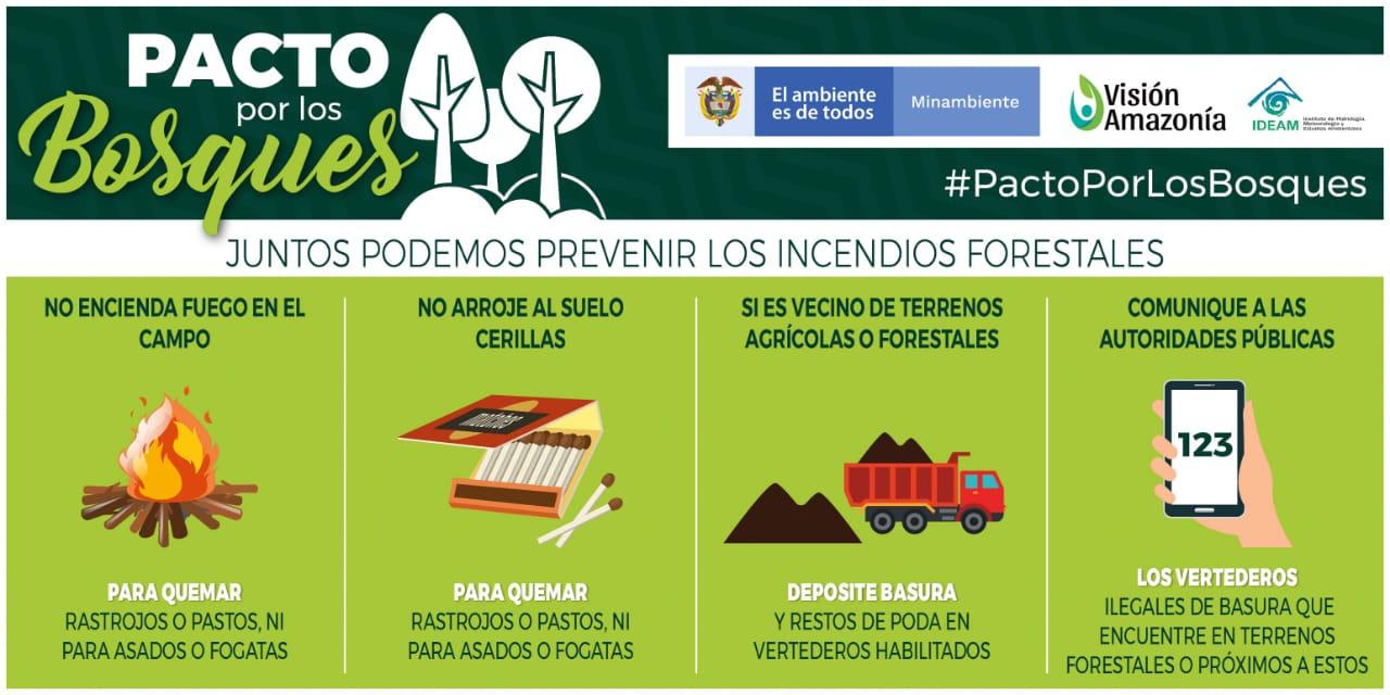 MinAmbiente hace un llamado a la prevención ante el inicio de temporada seca MinAmbiente hace un llamado a la prevención ante el inicio de temporada seca