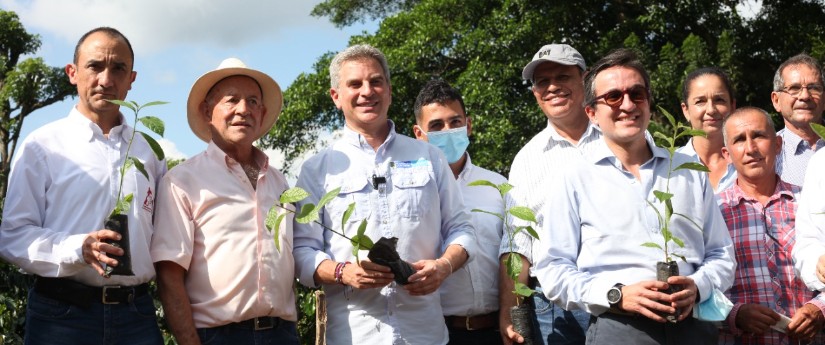 Nestlé, con el apoyo de la FNC, sembrará 7,5 millones de árboles en Colombia Nestlé, con el apoyo de la FNC, sembrará 7,5 millones de árboles en Colombia