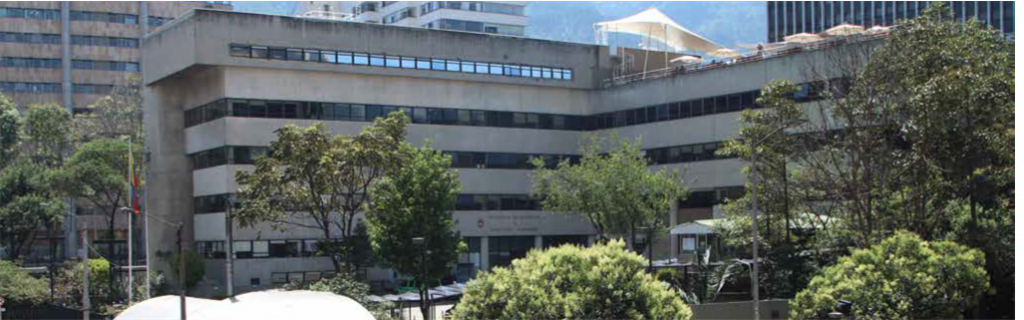 Panorámica del edificio del Ministerio de Ambiente y Desarrollo Sostenible Imagen panorámica del edificio del Ministerio de Ambiente y Desarrollo Sostenible