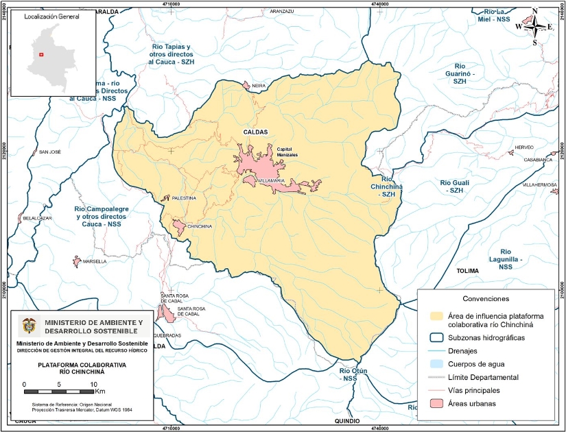 Cartografía de la Cuenca del Río Chinchiná