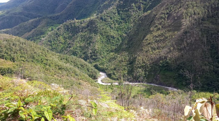 Rio Cusiana en su cuenca Alta