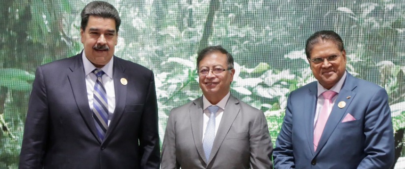 En la Cumbre mundial del Clima, Presidentes de Colombia, Venezuela y Surinam fijan liderar acuerdo amazónico como pilar de equilibrio climático de la humanidad En la Cumbre mundial del Clima, Presidentes de Colombia, Venezuela y Surinam fijan liderar acuerdo amazónico como pilar de equilibrio climático de la humanidad