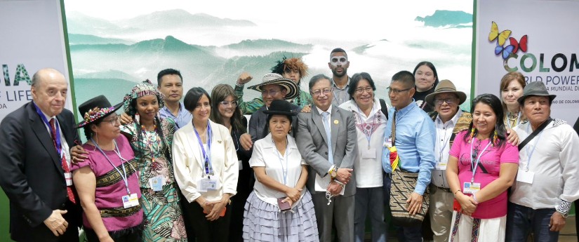 Líderes de las comunidades étnicas del mundo reconocen al presidente Petro como vocero de los pueblos indígenas