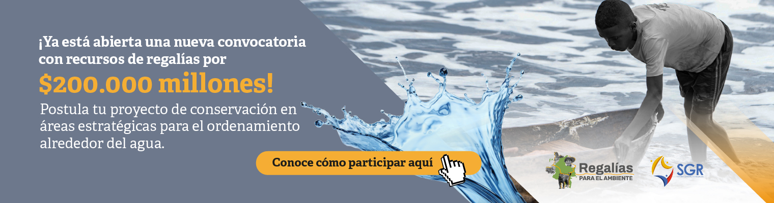 Convocatoria Regalias- Agua