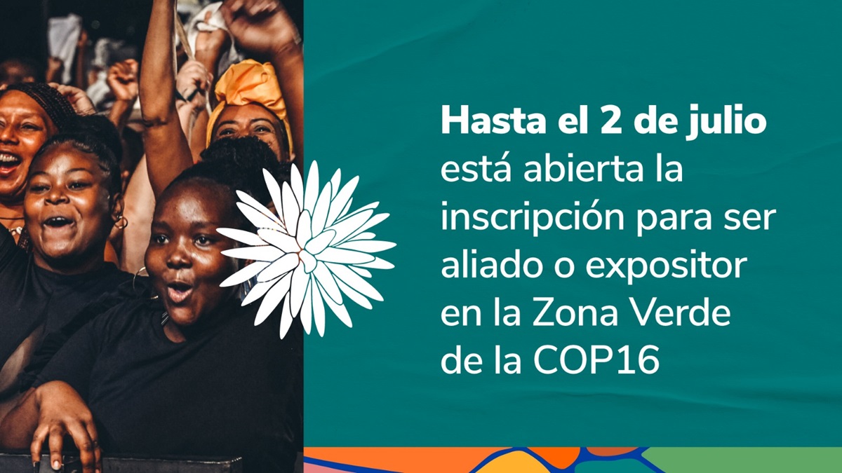 Se amplía plazo para inscripción de emprendedores y organizaciones interesadas en participar en la Zona Verde de la COP16 Se amplía plazo para inscripción de emprendedores y organizaciones interesadas en participar en la Zona Verde de la COP16
