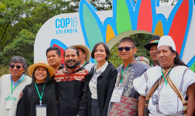 En Bogotá, pueblos indígenas del mundo fijan su posición hacia la COP16