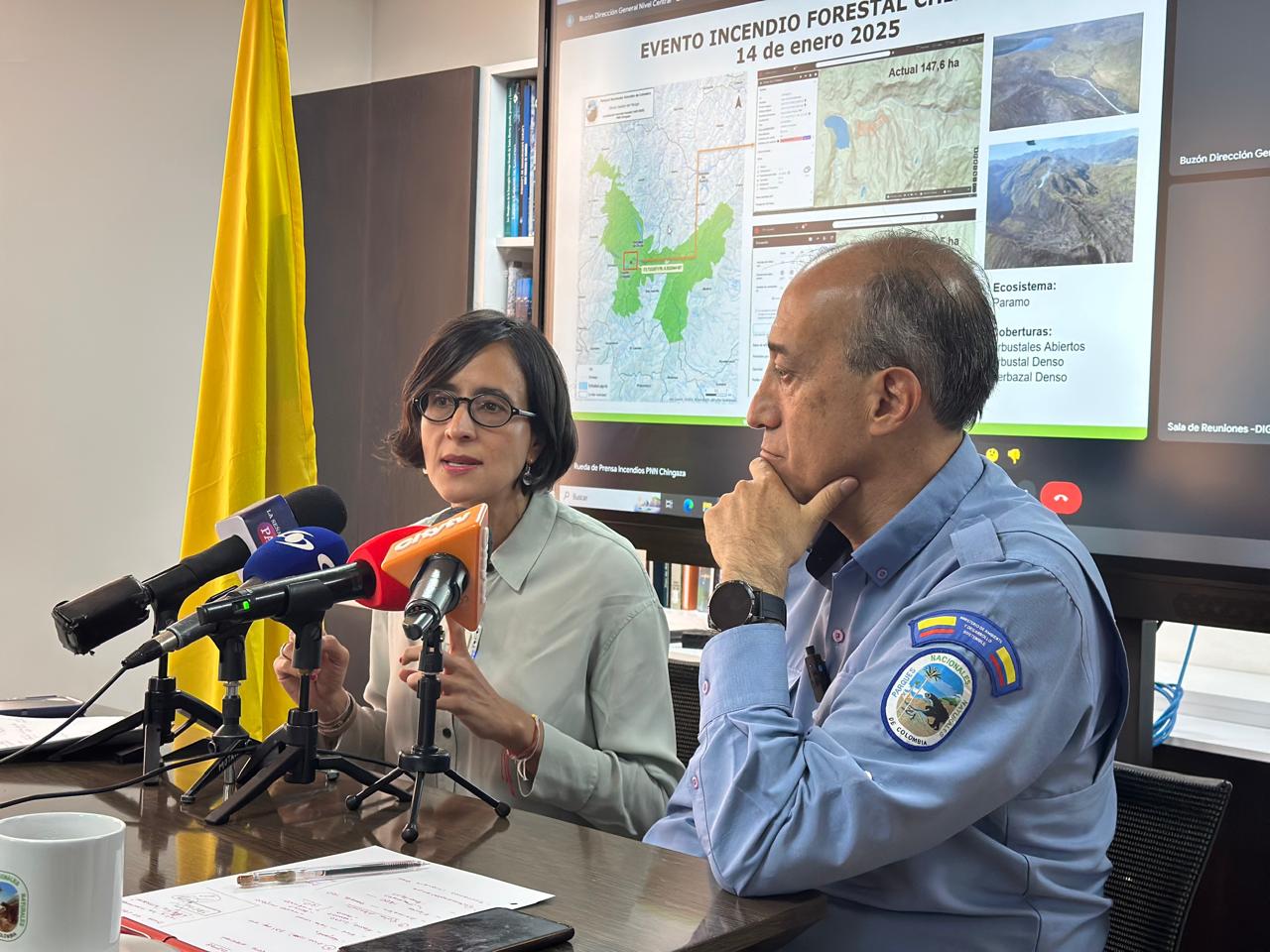 Cerca de 147 hectáreas afectadas por incendio forestal en el Parque Nacional Natural Chingaza