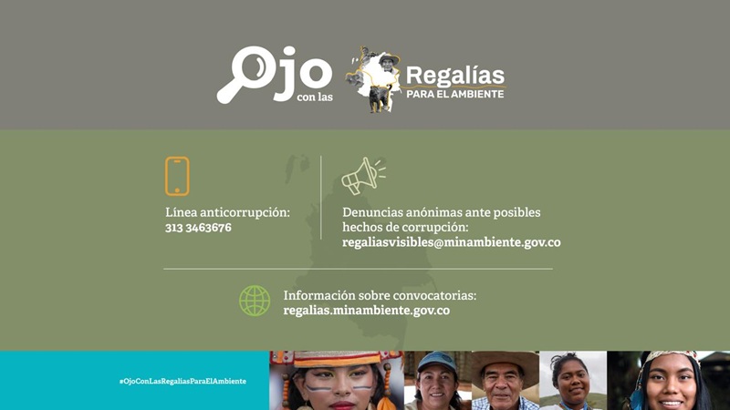 Minambiente declara lucha anticorrupción a las regalías para el ambiente Minambiente declara lucha anticorrupción a las regalías para el ambiente