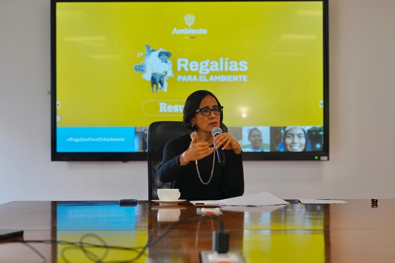 Logramos una inversión histórica de regalías para el ambiente: Ministra Susana Muhamad Logramos una inversión histórica de regalías para el ambiente: Ministra Susana Muhamad