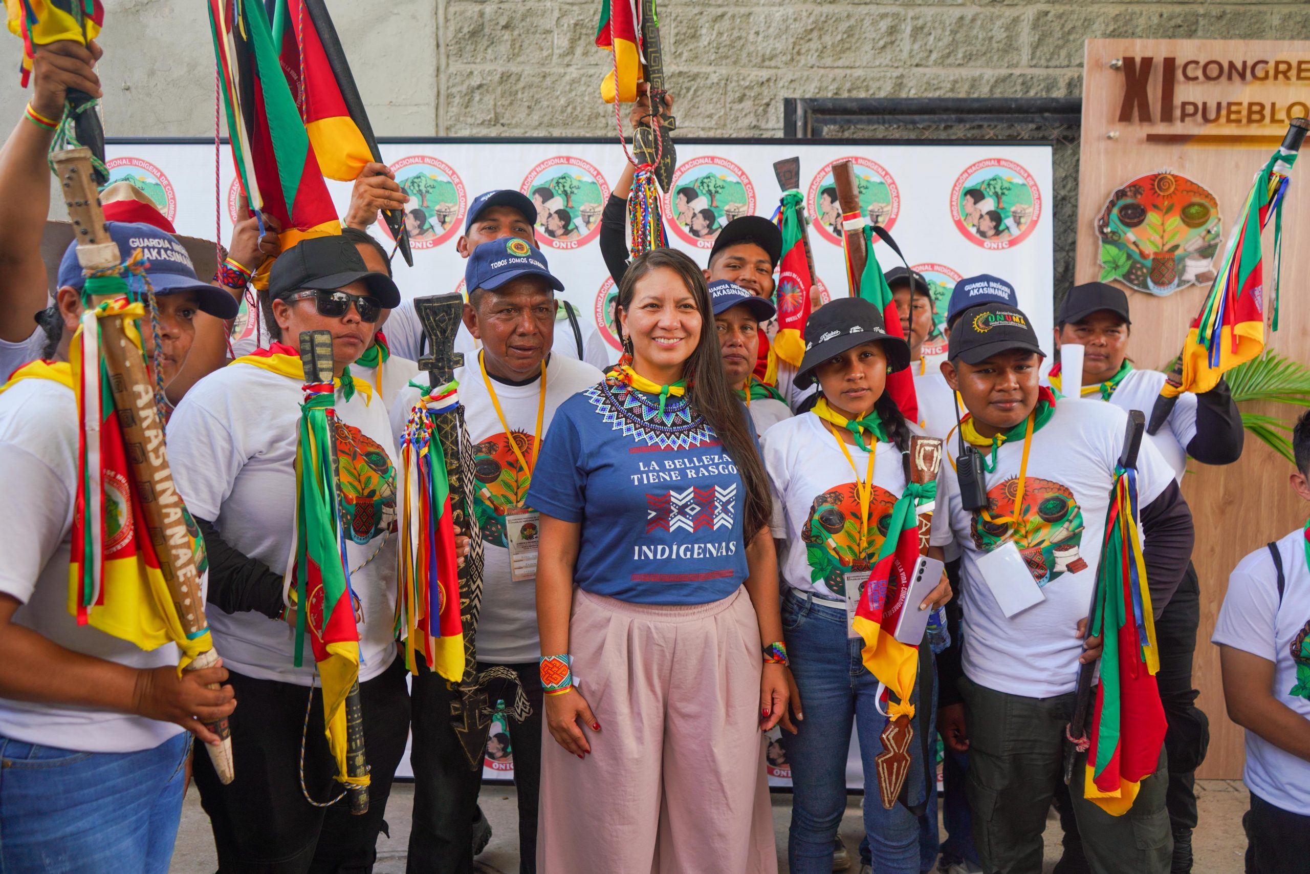 Ministra Lena Estrada presenta logros ambientales ante el Congreso Nacional Indígena Ministra Lena Estrada presenta logros ambientales ante el Congreso Nacional Indígena