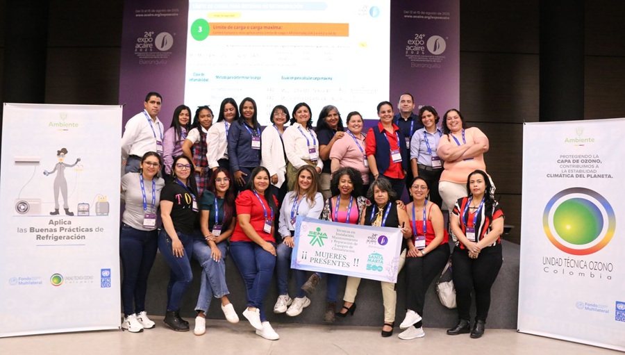 Mujeres se abren paso en el sector de refrigeración y aire acondicionado en Colombia Mujeres se abren paso en el sector de refrigeración y aire acondicionado en Colombia