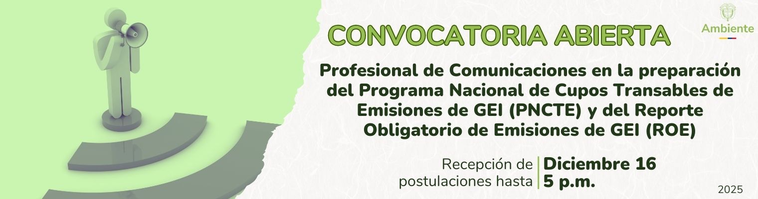 Convocatoria comunicador PNCTE - ROE
