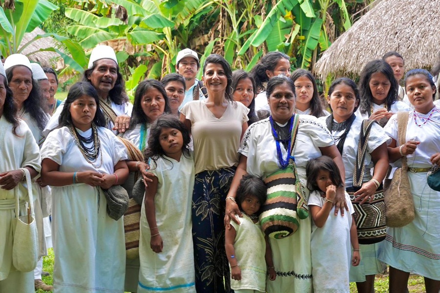 Ministra (e) Irene Vélez lidera entrega de $15.000 millones a pueblos indígenas de la Sierra Nevada